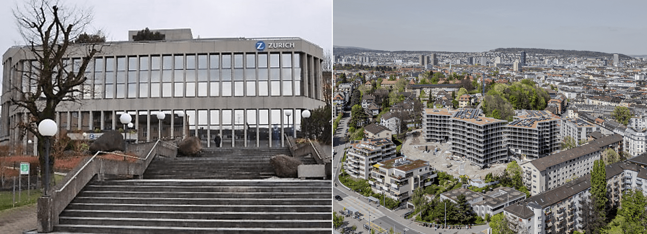 Austrasse before and after