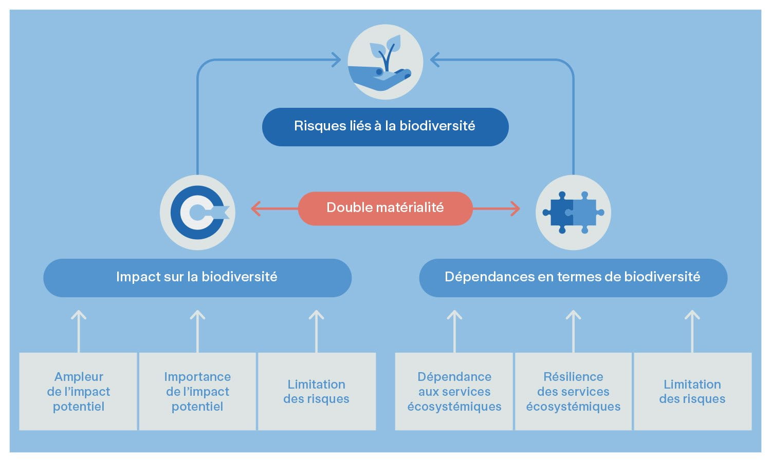Durabilité Info graphe double matérialité