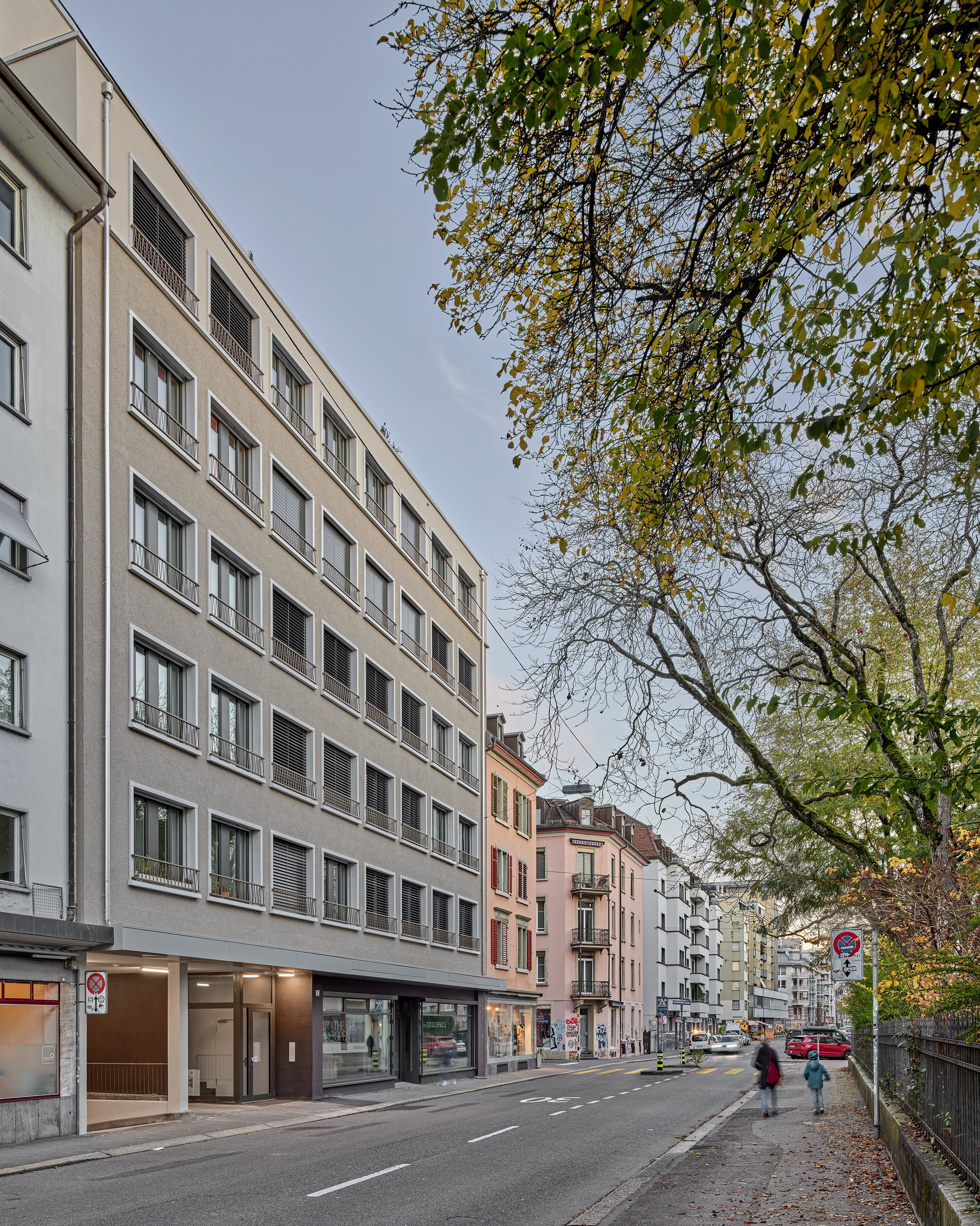 Zurlindenstrasse, côté extérieur