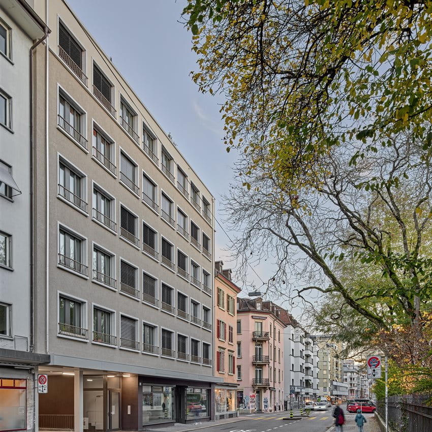 Zurlindenstrasse, Aussenseite Zurlindenstrasse, Aussenseite