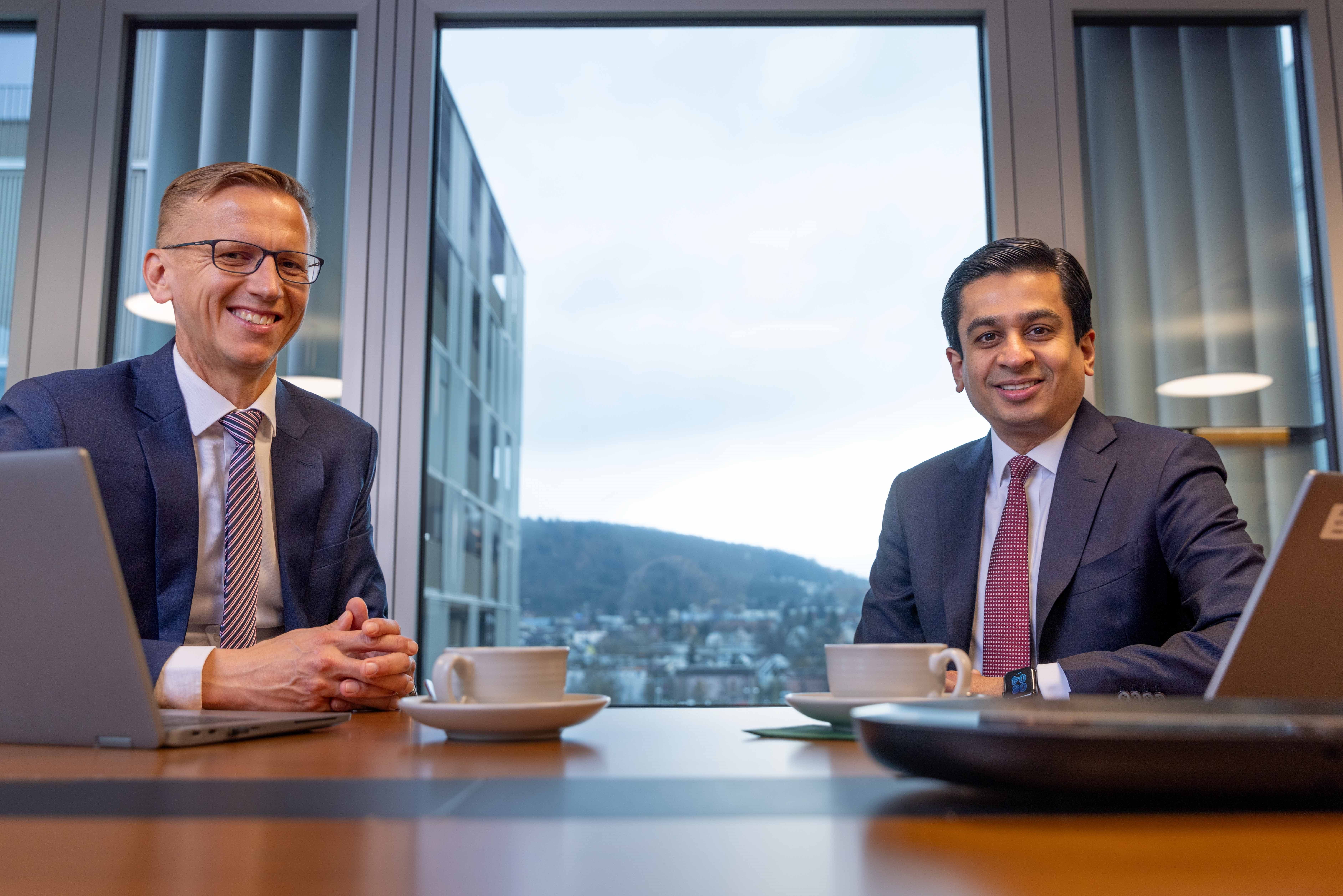 Christian Jost und Ravi Parekh