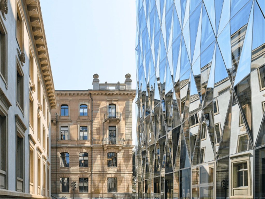Zurich Campus fountain