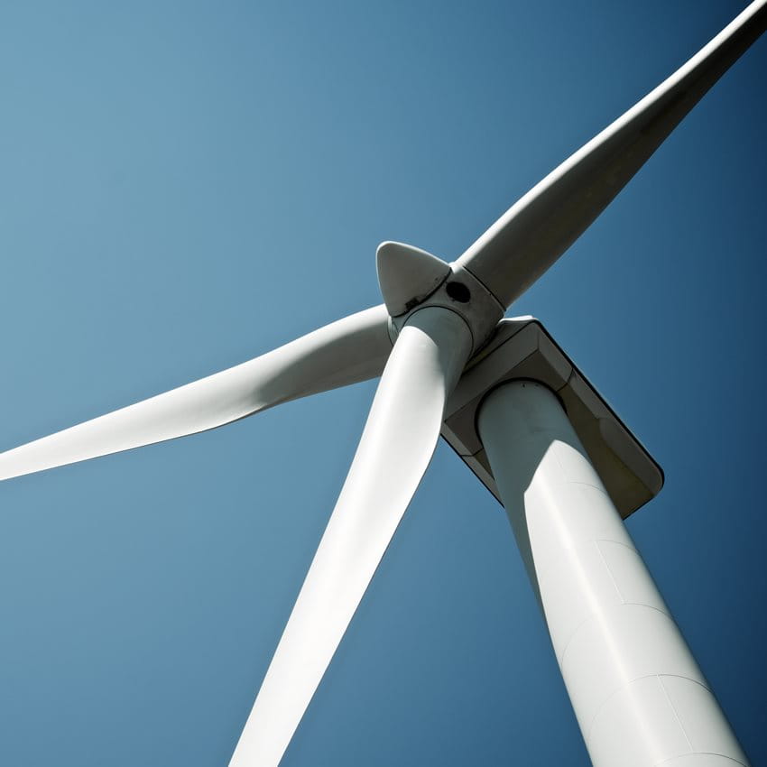 Green Bonds Windrad und Himmel