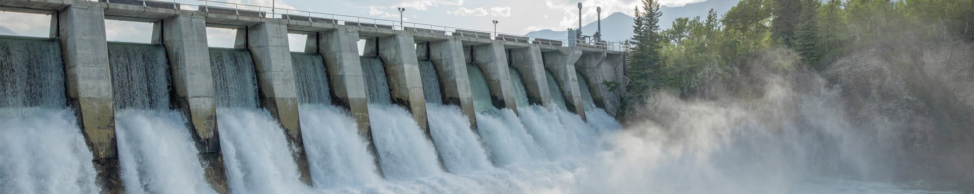 Infrastruktur Wasserstaudamm